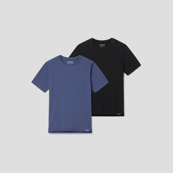 Aviation Tee Split-Hem 2-pack