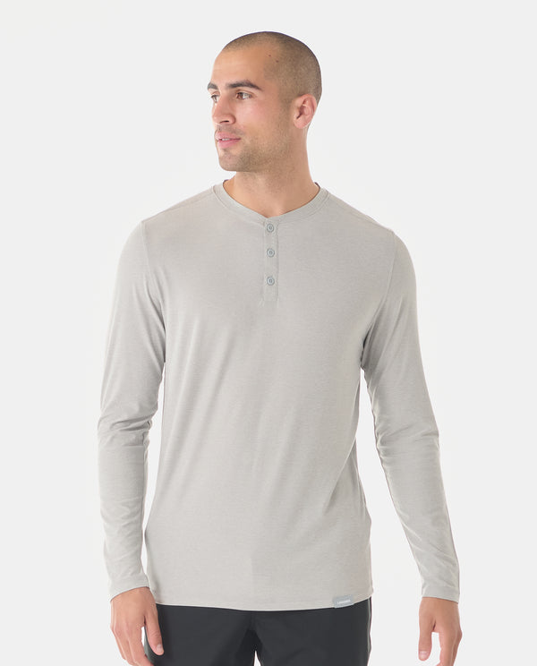 Aire LS Henley Heather Gray