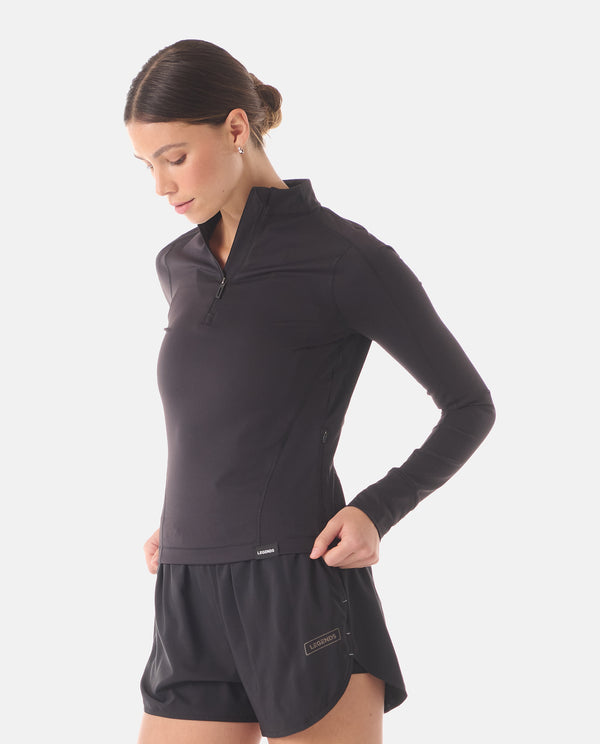 Colbey Quarter Zip Onyx