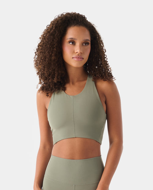 Elle Cropped Tank Fern