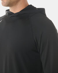 Enzo Hooded LS Black