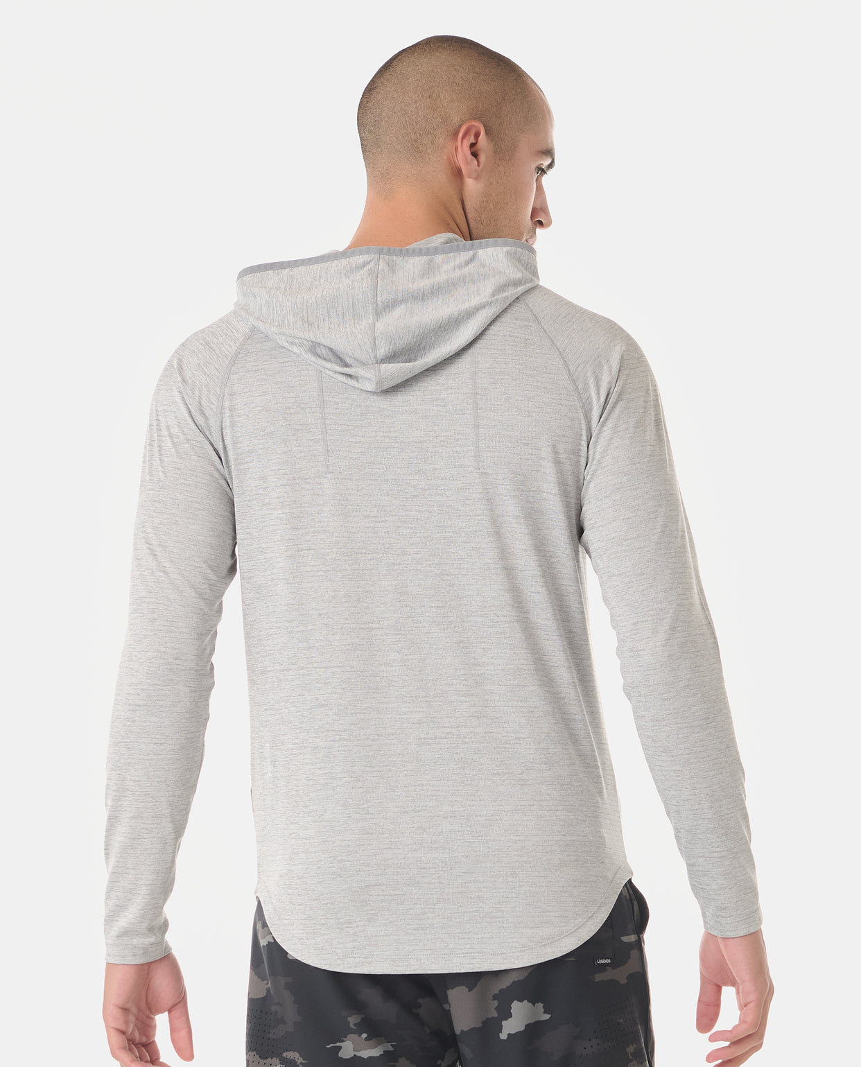 Enzo Hooded LS Heather Gray