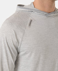 Enzo Hooded LS Heather Gray