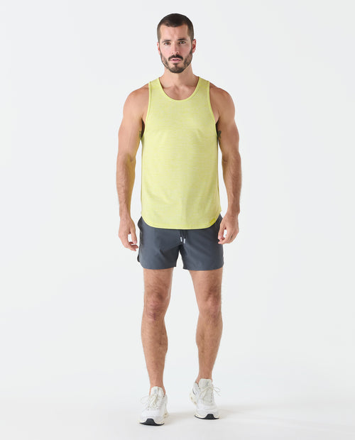 Enzo Tank Arctic Lime Heather