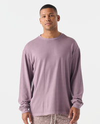 Fairfax Oversized LS Tee Washed Arctic Dusk