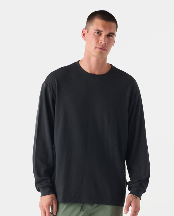 Fairfax Oversized LS Tee Black