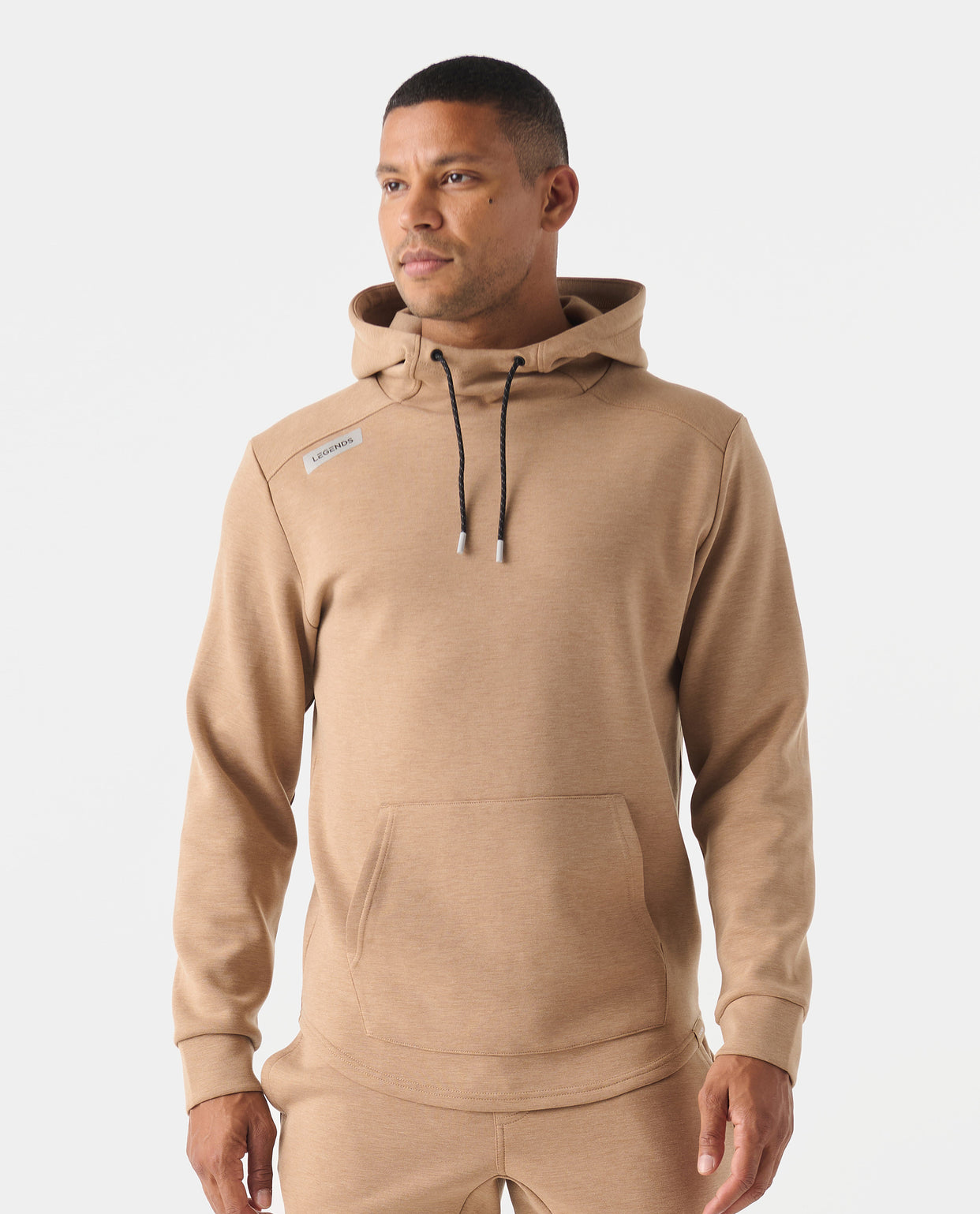 Hawthorne Tech Hoodie Camel Heather