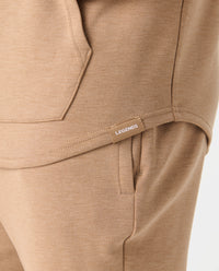 Hawthorne Tech Hoodie Camel Heather