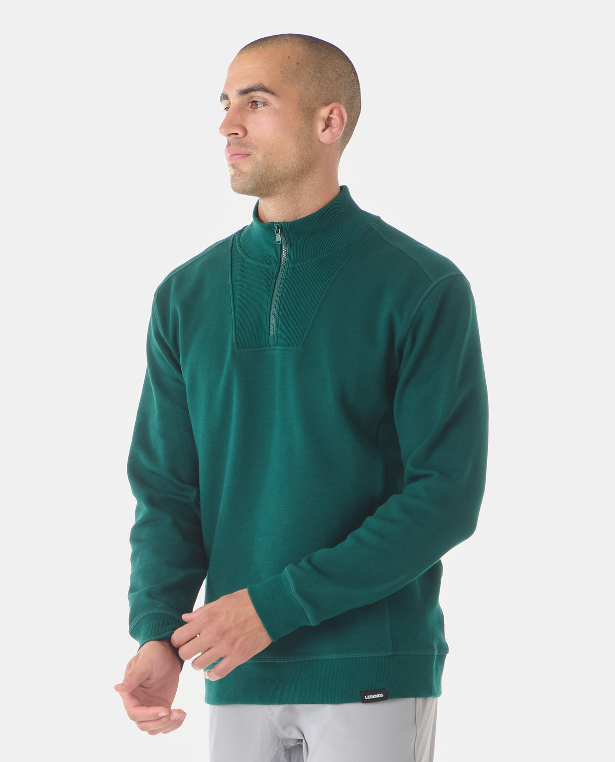 Highland Quarter Zip Cedar