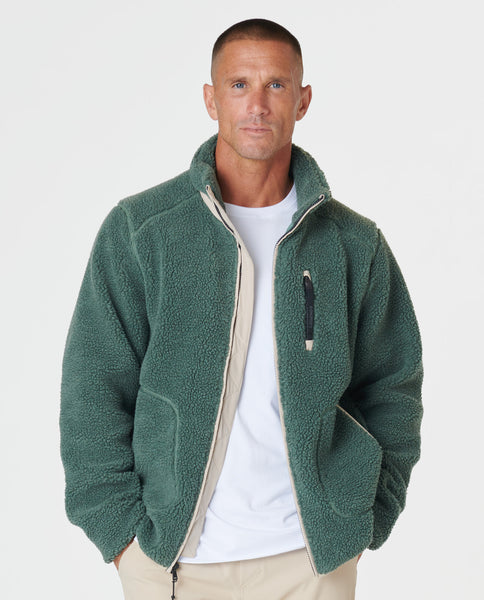 Green sherpa outlet jacket