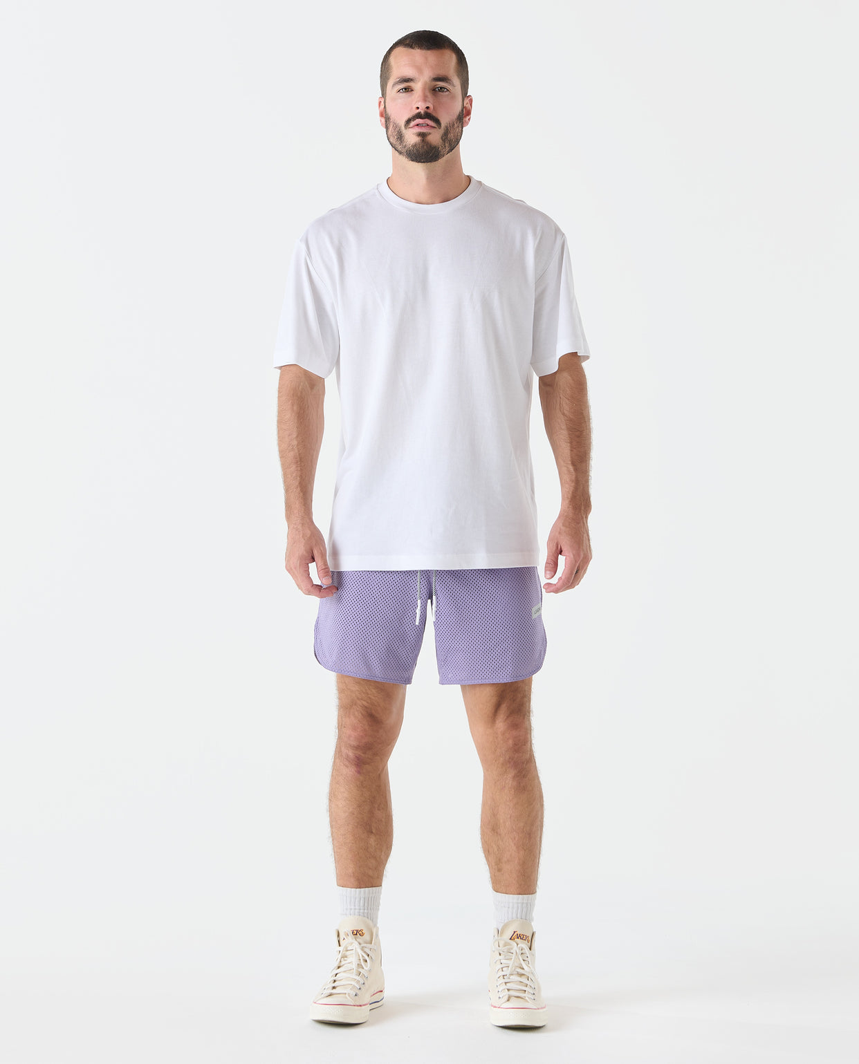 Luka Mesh Short Violet Sky