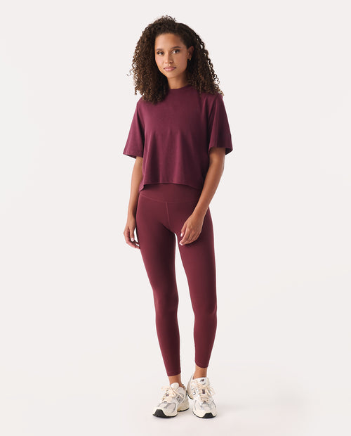 Milo Cropped Tee Fig