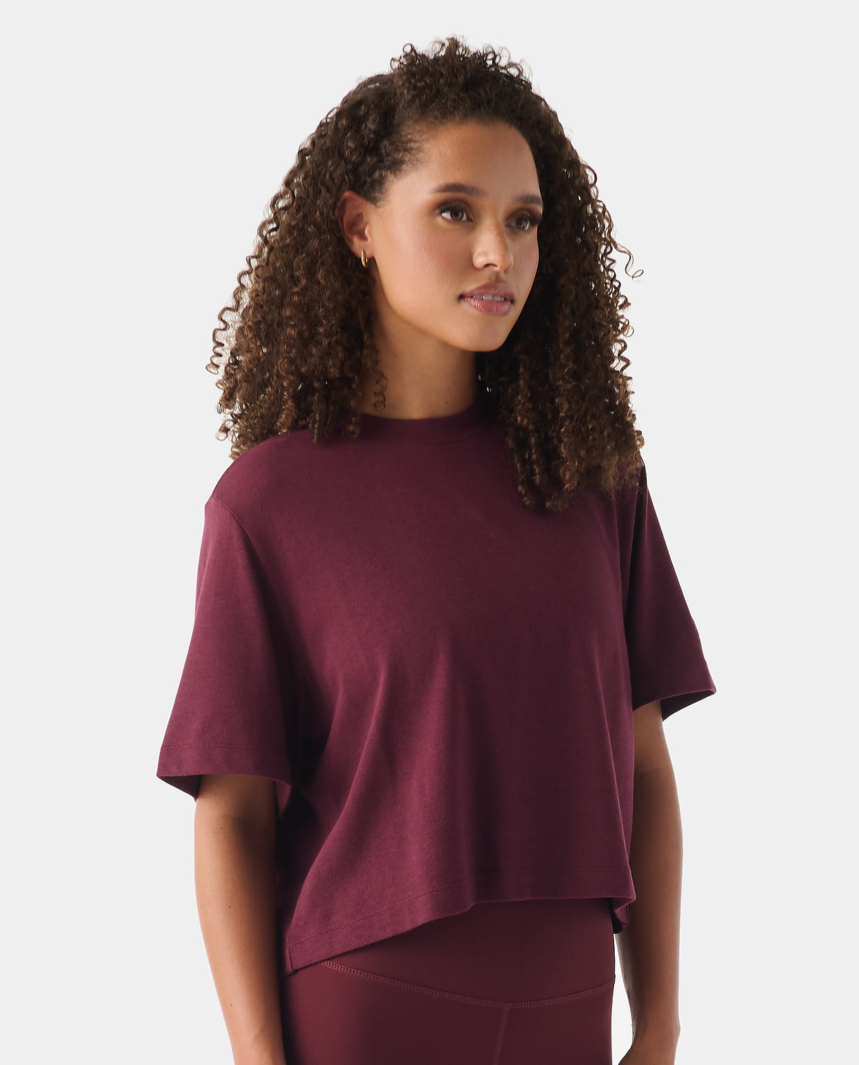 Milo Cropped Tee Fig