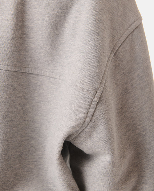 Saylor Oversized Crew Heather Gray