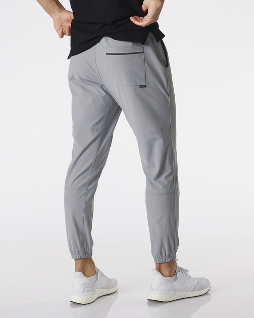 Hollister logo fleece legging in medium grey