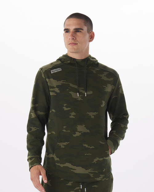 Hawthorne Tech Hoodie Green Camo Heather